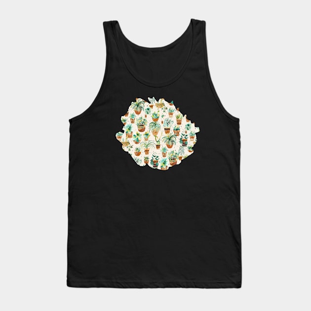 Home Succulent Plants White Tank Top by ninoladesign